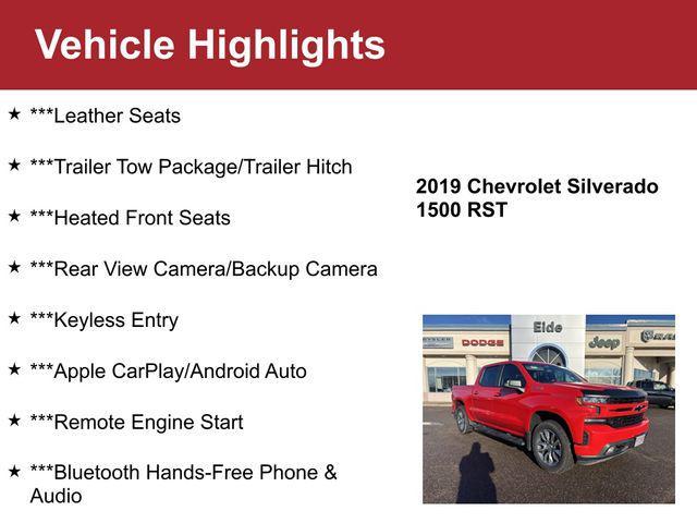 used 2019 Chevrolet Silverado 1500 car, priced at $32,500