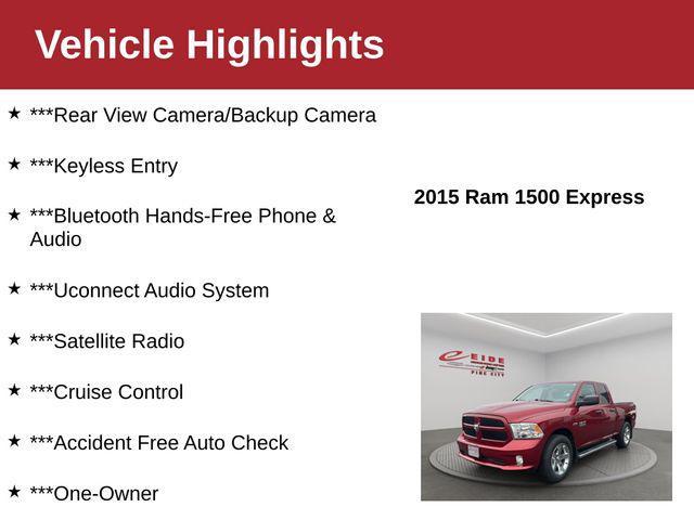 used 2015 Ram 1500 car, priced at $18,000