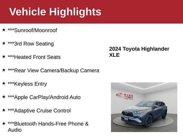 used 2024 Toyota Highlander car, priced at $42,000
