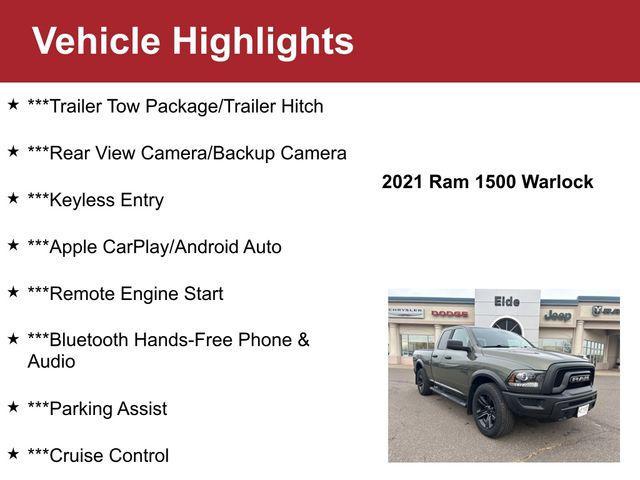 used 2021 Ram 1500 Classic car, priced at $22,500