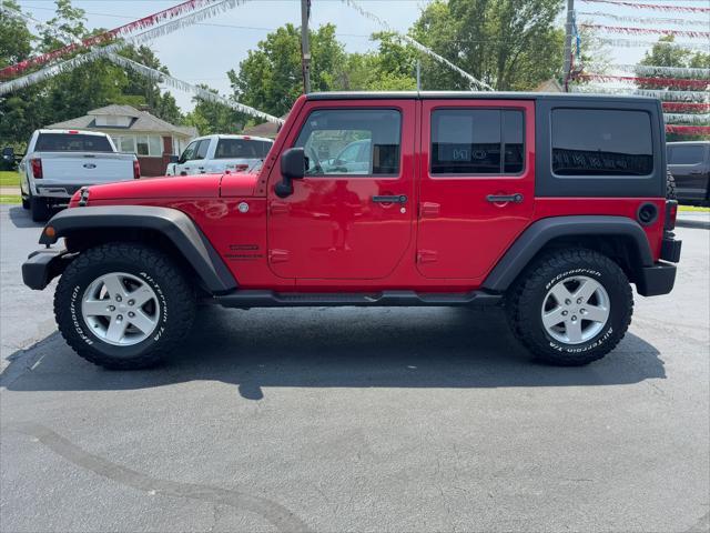 used 2014 Jeep Wrangler Unlimited car, priced at $17,998