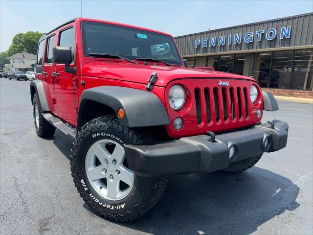 used 2014 Jeep Wrangler Unlimited car, priced at $17,998