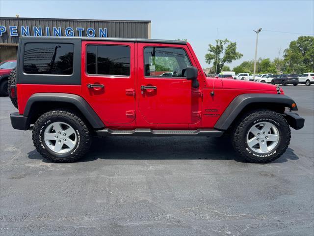 used 2014 Jeep Wrangler Unlimited car, priced at $17,998