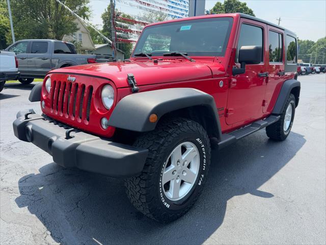 used 2014 Jeep Wrangler Unlimited car, priced at $17,998