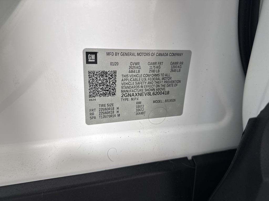 used 2020 Chevrolet Equinox car, priced at $14,694