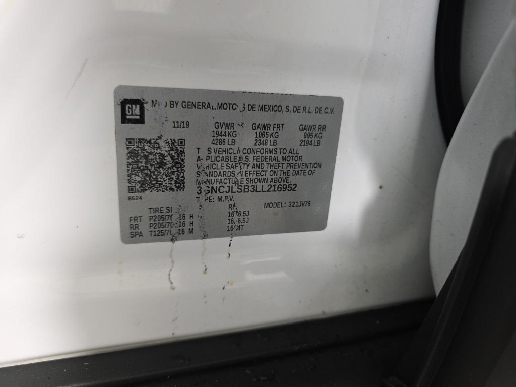 used 2020 Chevrolet Trax car, priced at $13,987