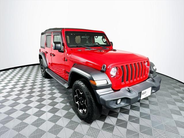 used 2021 Jeep Wrangler Unlimited car, priced at $31,369