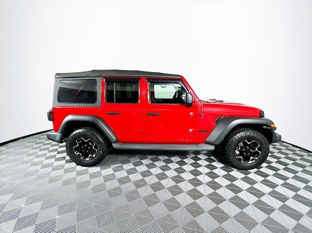 used 2021 Jeep Wrangler Unlimited car, priced at $31,369