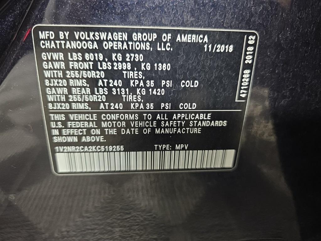 used 2019 Volkswagen Atlas car, priced at $16,998