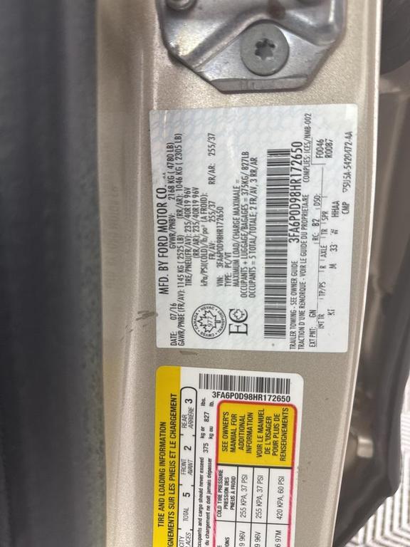used 2017 Ford Fusion car, priced at $15,991
