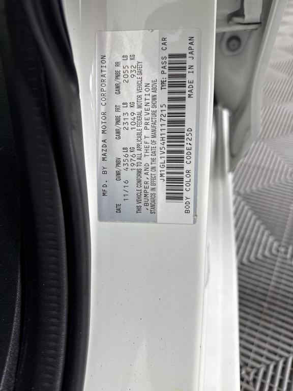 used 2017 Mazda Mazda6 car, priced at $13,631