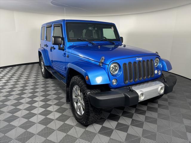 used 2015 Jeep Wrangler Unlimited car, priced at $18,494