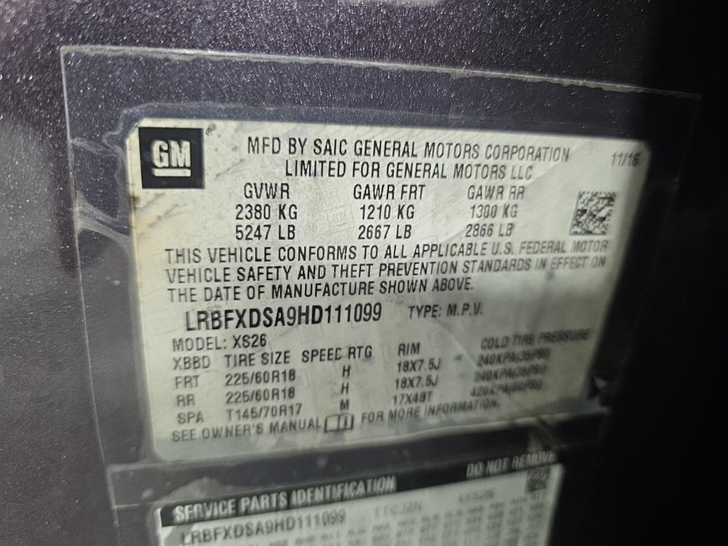 used 2017 Buick Envision car, priced at $14,893