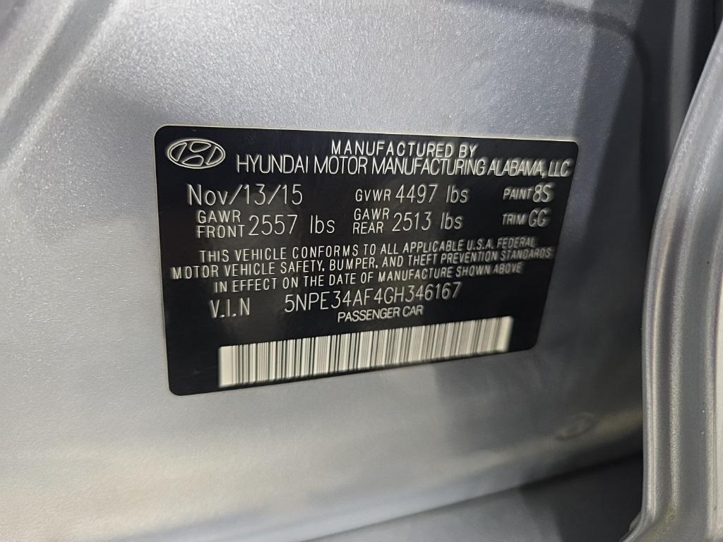 used 2016 Hyundai Sonata car, priced at $9,750