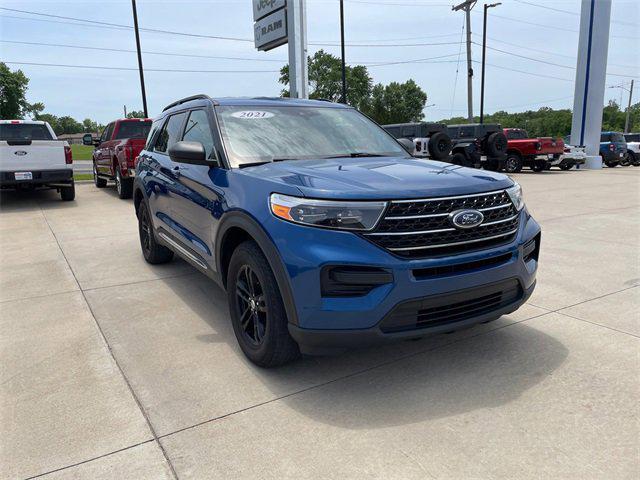 used 2021 Ford Explorer car, priced at $27,661