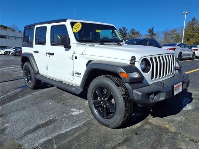 used 2021 Jeep Wrangler Unlimited car, priced at $26,985