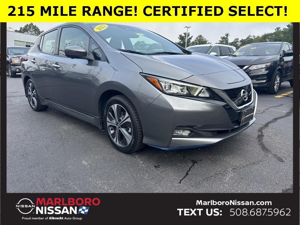 used 2021 Nissan Leaf car, priced at $15,497