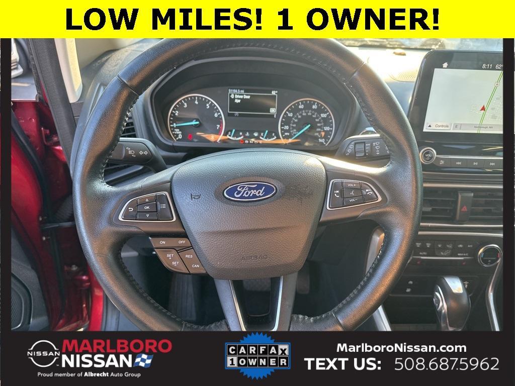 used 2019 Ford EcoSport car, priced at $13,995