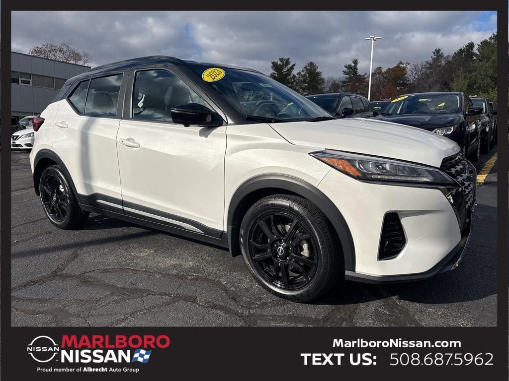 used 2023 Nissan Kicks car, priced at $18,353
