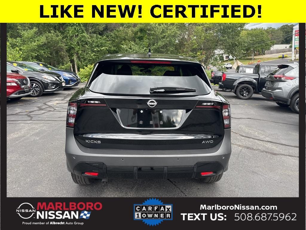 used 2025 Nissan Kicks car, priced at $24,299