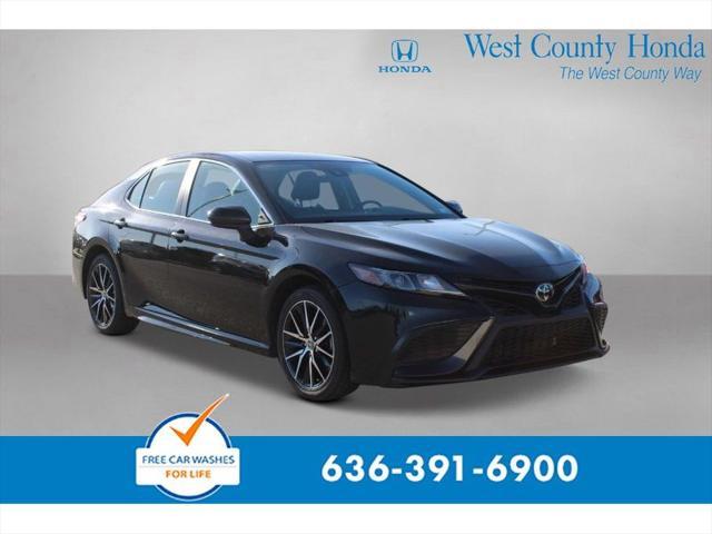 used 2021 Toyota Camry car, priced at $22,700