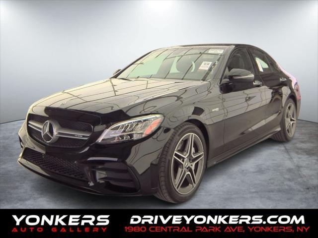 used 2021 Mercedes-Benz AMG C 43 car, priced at $42,250