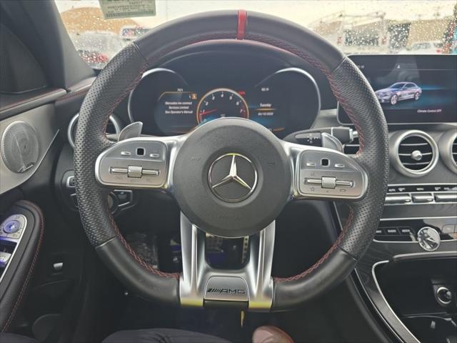used 2021 Mercedes-Benz AMG C 43 car, priced at $42,250