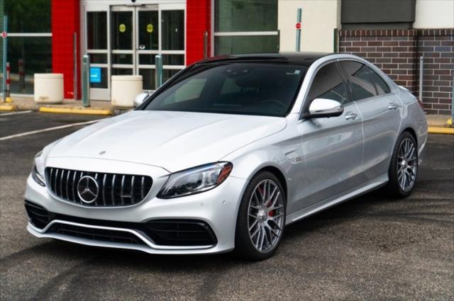 used 2021 Mercedes-Benz AMG C 63 car, priced at $61,950