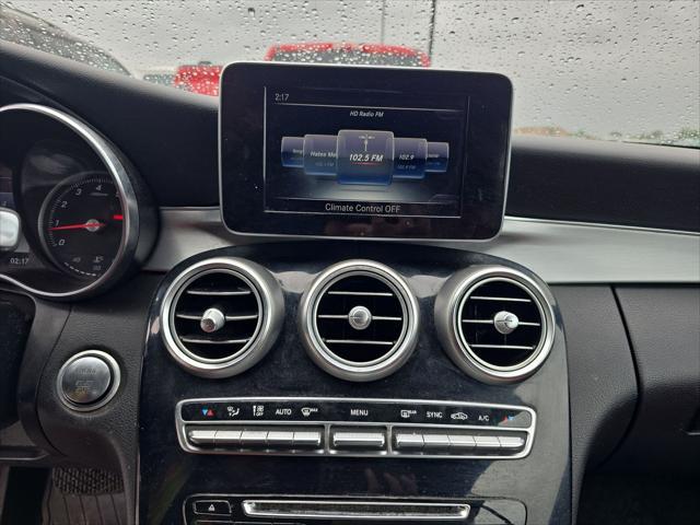 used 2017 Mercedes-Benz C-Class car, priced at $18,450