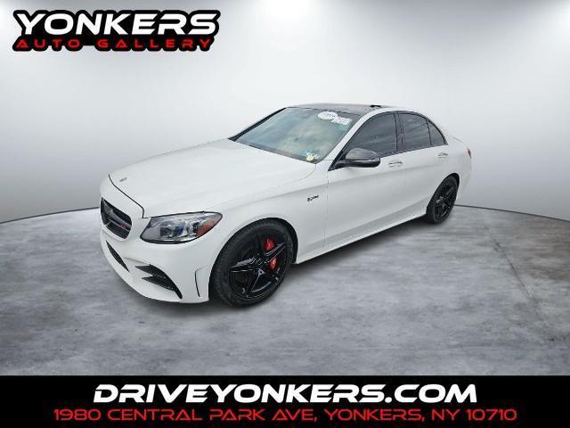 used 2020 Mercedes-Benz AMG C 43 car, priced at $34,005