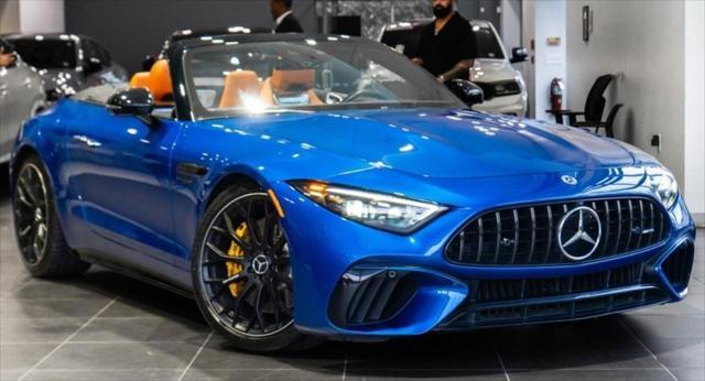 used 2022 Mercedes-Benz AMG SL 55 car, priced at $77,600