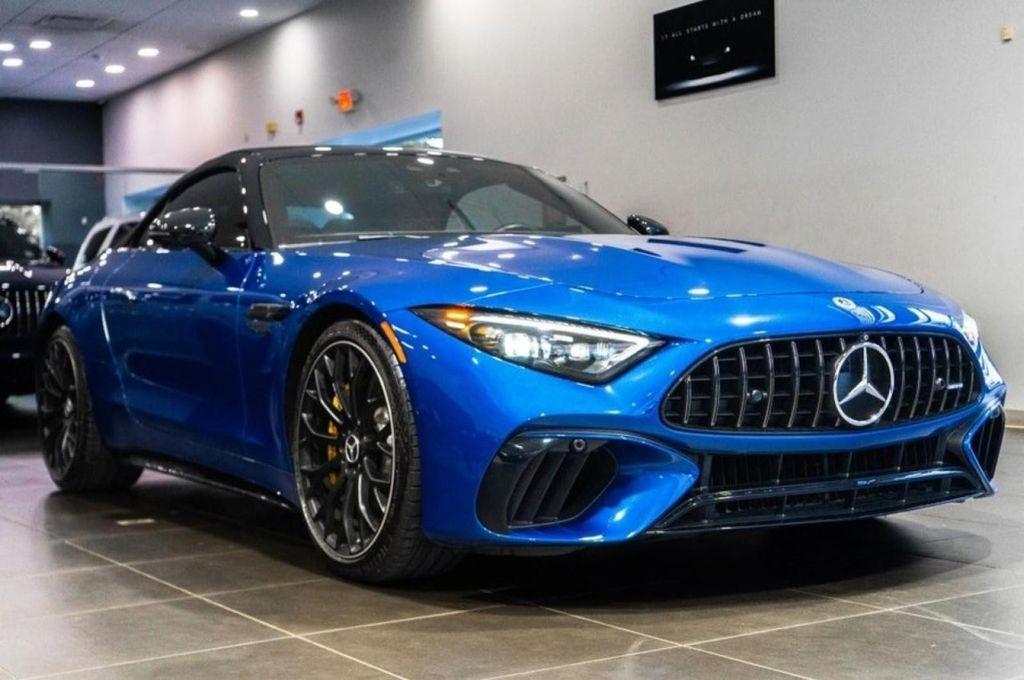 used 2022 Mercedes-Benz AMG SL 55 car, priced at $73,450