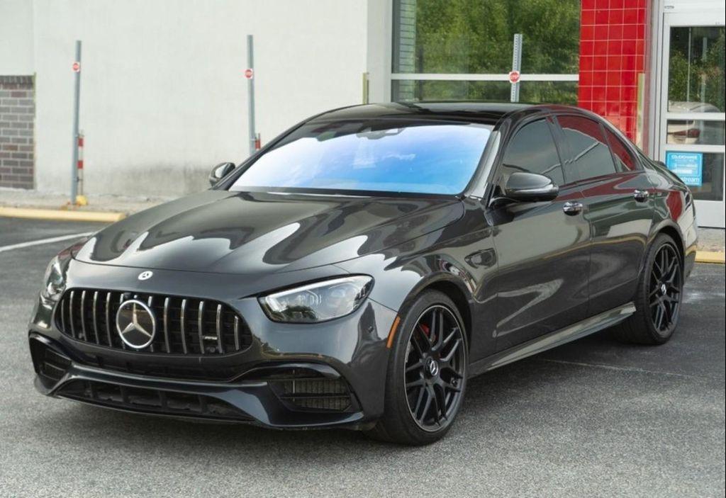 used 2021 Mercedes-Benz AMG E 63 car, priced at $74,020