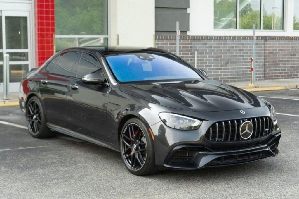 used 2021 Mercedes-Benz AMG E 63 car, priced at $74,020