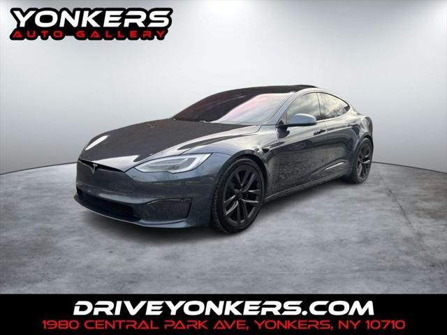 used 2021 Tesla Model S car, priced at $53,205