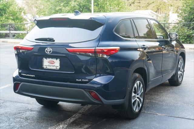 used 2021 Toyota Highlander car, priced at $28,205