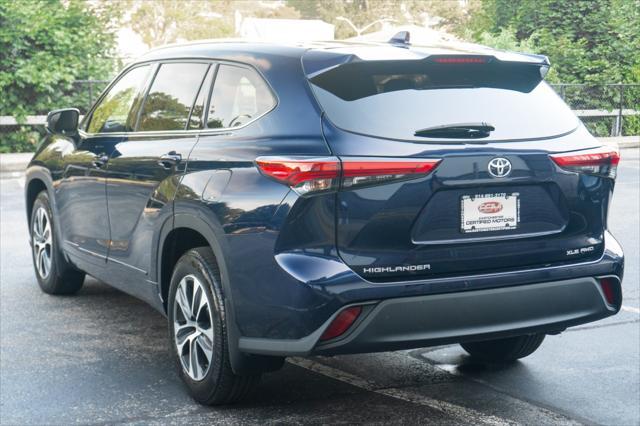 used 2021 Toyota Highlander car, priced at $28,205