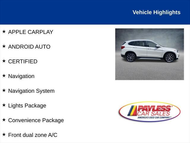 used 2021 BMW X1 car, priced at $23,364