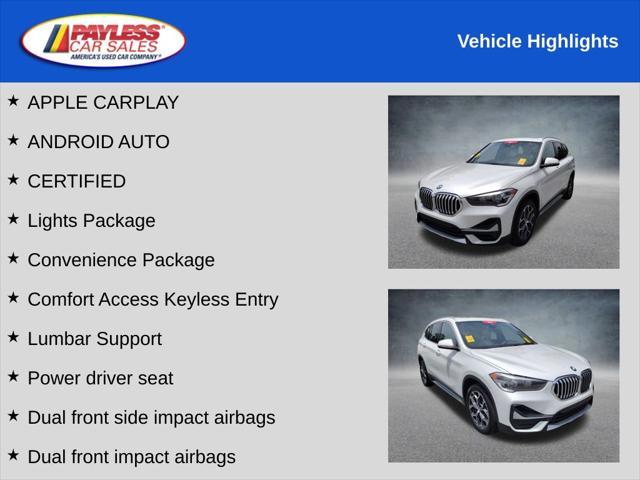 used 2021 BMW X1 car, priced at $23,997