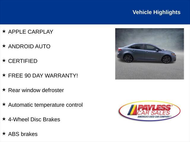 used 2020 Toyota Corolla car, priced at $19,786