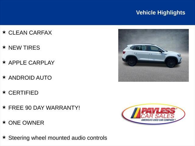 used 2023 Volkswagen Taos car, priced at $19,156