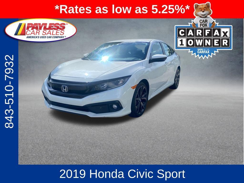 used 2019 Honda Civic car, priced at $20,392