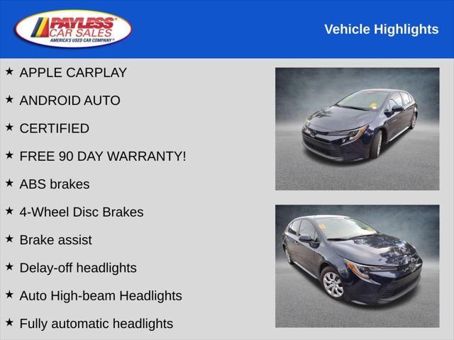 used 2023 Toyota Corolla car, priced at $16,999