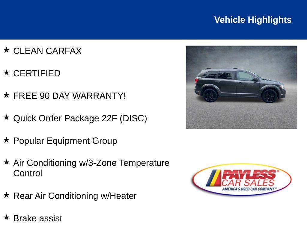 used 2018 Dodge Journey car, priced at $13,900