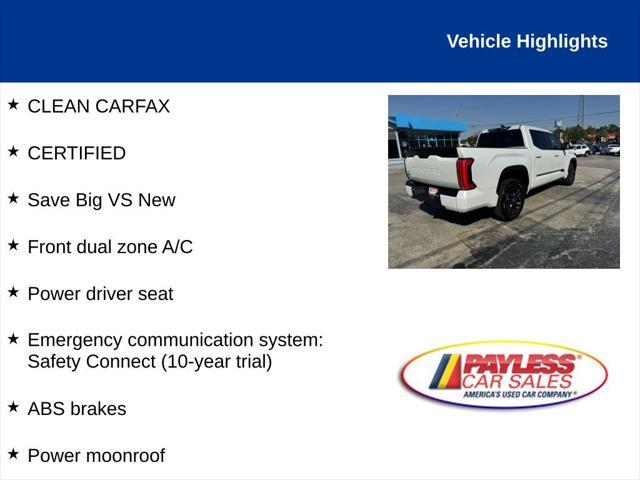 used 2024 Toyota Tundra Hybrid car, priced at $63,999