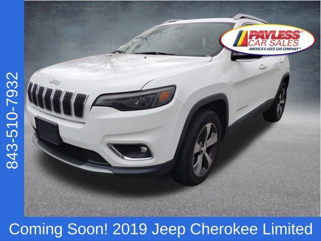 used 2019 Jeep Cherokee car, priced at $17,999