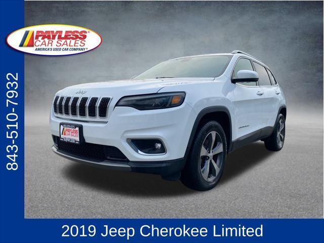 used 2019 Jeep Cherokee car, priced at $17,718