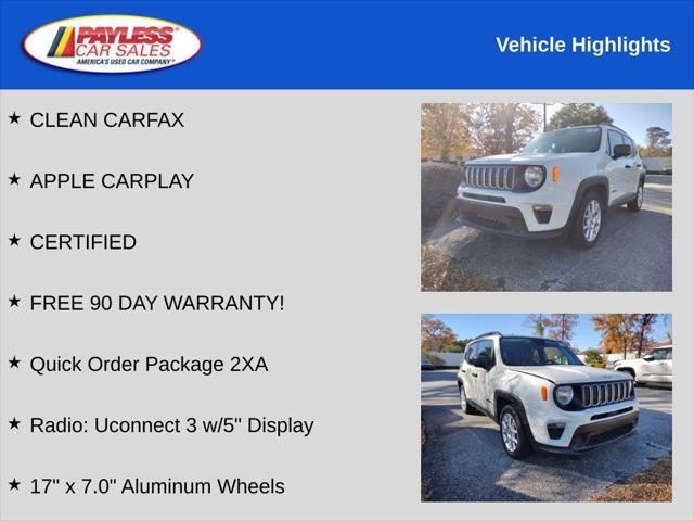 used 2020 Jeep Renegade car, priced at $16,899