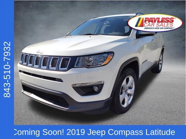 used 2019 Jeep Compass car, priced at $18,411