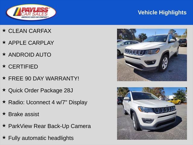 used 2019 Jeep Compass car, priced at $18,411